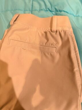 Greg Norman Collection Men's Flat Front Shorts - Beige
